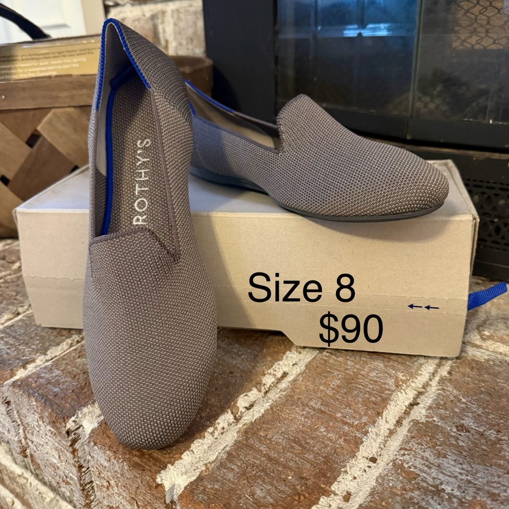 Rothy's Gray Slip-On Loafers